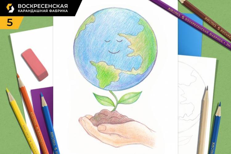 Как нарисовать открытку цветными карандашами своими руками