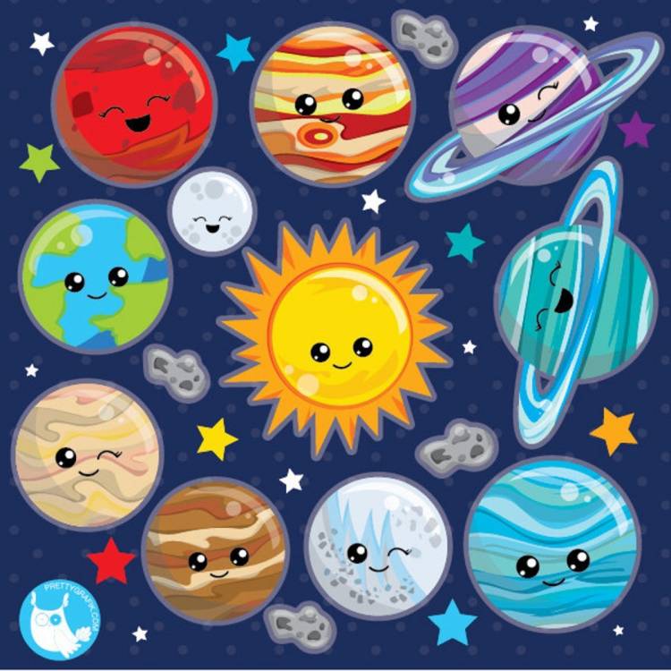 Картинки планеты солнечной системы для детей рисунки 