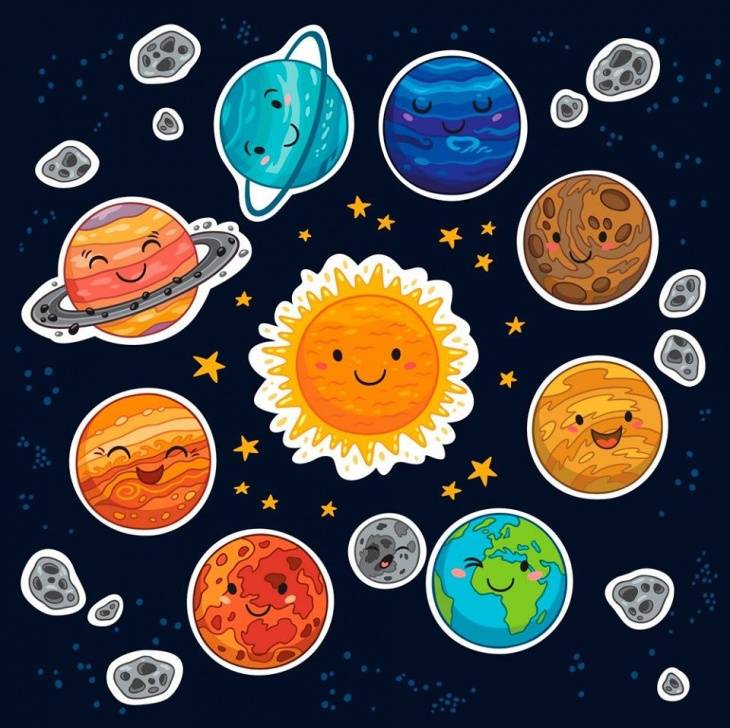 Солнце и планеты Солнечной системы