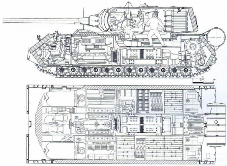 Танк Panzerkampfwagen VIII MAUS (Porsche Type