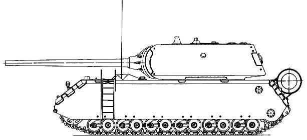 Сверхтяжелые танки Германии MAUS, PzKpfw VII Loewe, Ber, Р