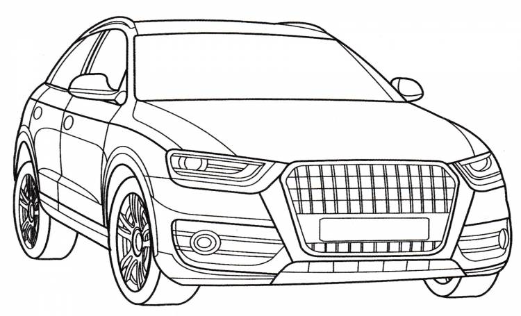 Раскраска Audi Q