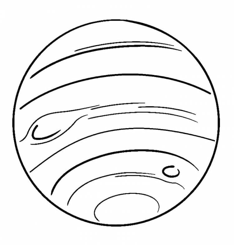 Как нарисовать планету юпитер