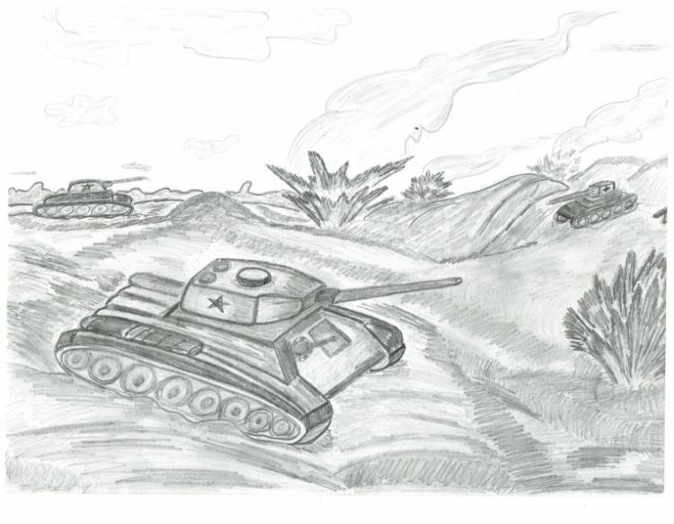 Сталинградская битва рисунок карандашом Рисунки карандашом поэтапно