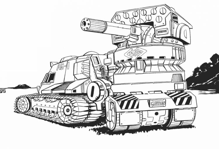 Раскраски танки герант