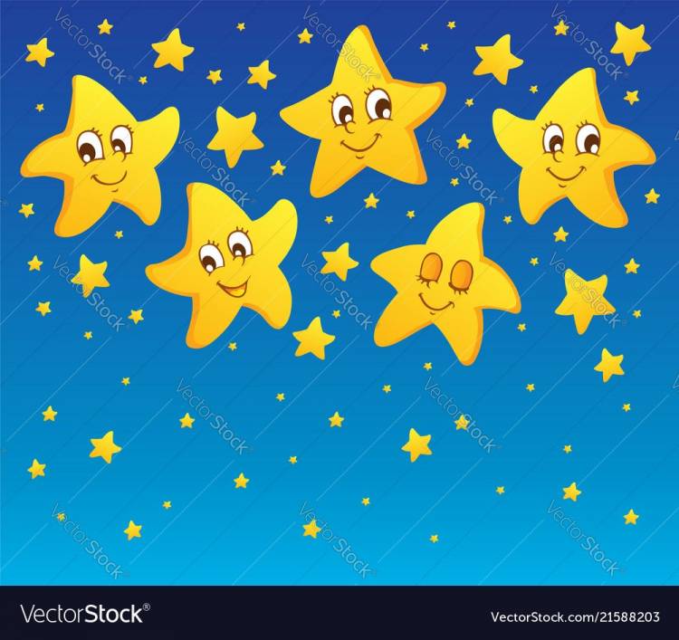 Рисунок звезды на небе