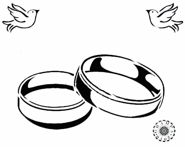 Раскраски кольца, Раскраска Два кольца кольцо