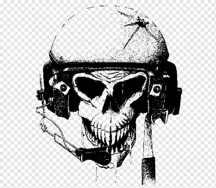 Череп Bone Army Военный рисунок, военный, монохромный, голова, аудио оборудование png