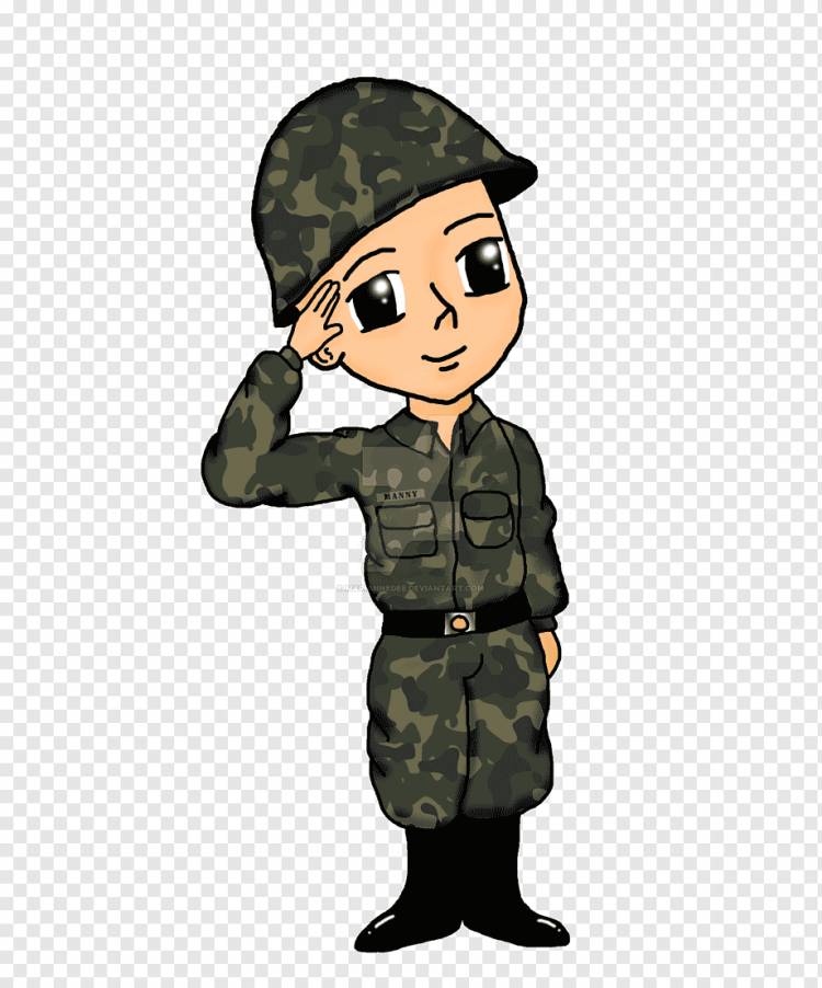Рисунок солдата Военной Армии, зеленые мультфильмы, люди, мальчик, карикатура png