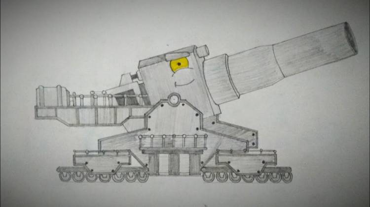 Как нарисовать танк дора