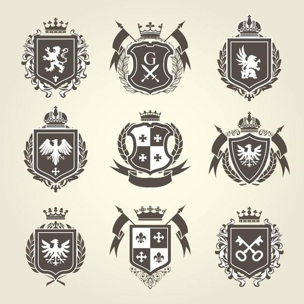 Королевские гербы и герб
