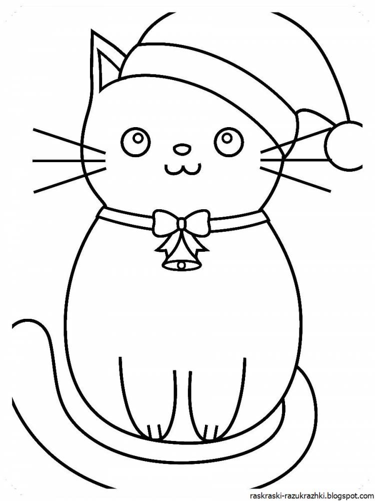 Раскраска басик кот