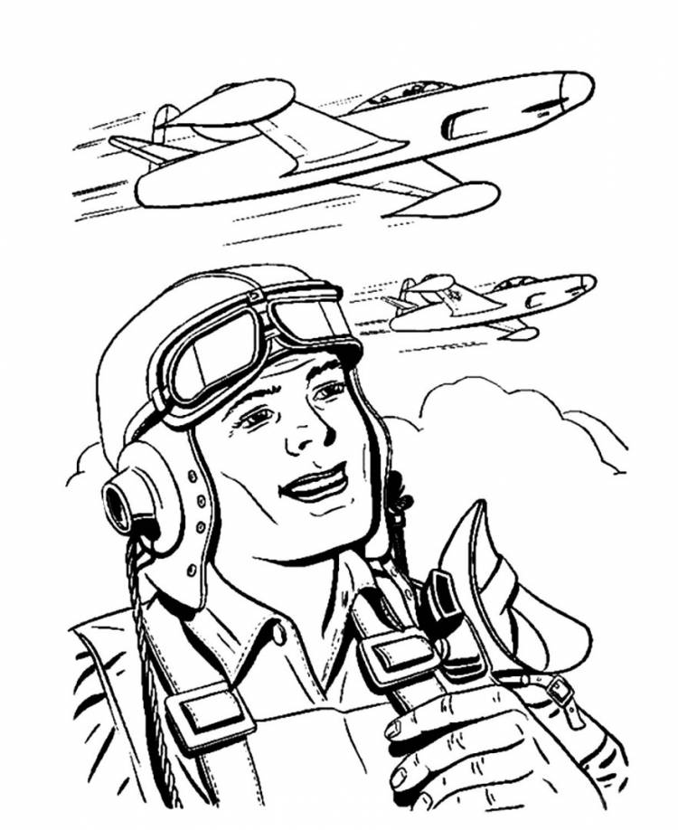 Рисунок летчика