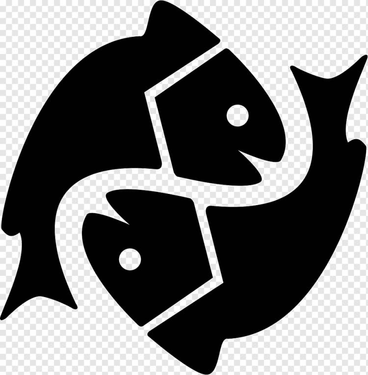 Рыбы Астрологический знак Зодиака Астрология, звезды рыбы, логотип, астрологический знак, гороскоп png
