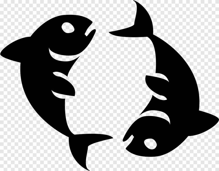 Астрологический знак зодиака Рыбы Астрология графика, Рыбы, морские млекопитающие, млекопитающее png