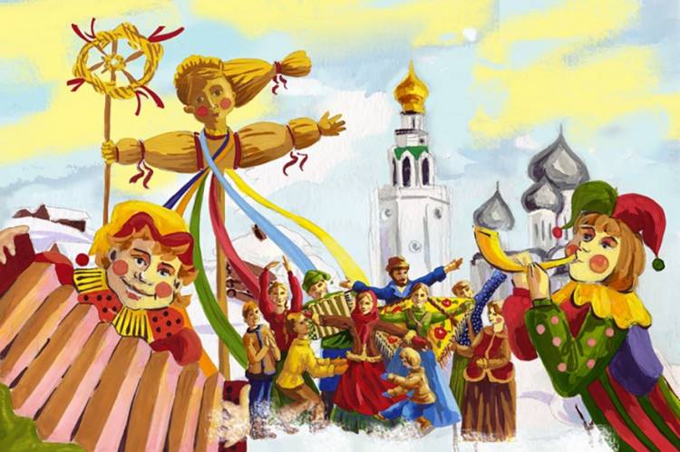 Традиции русского народа рисунки