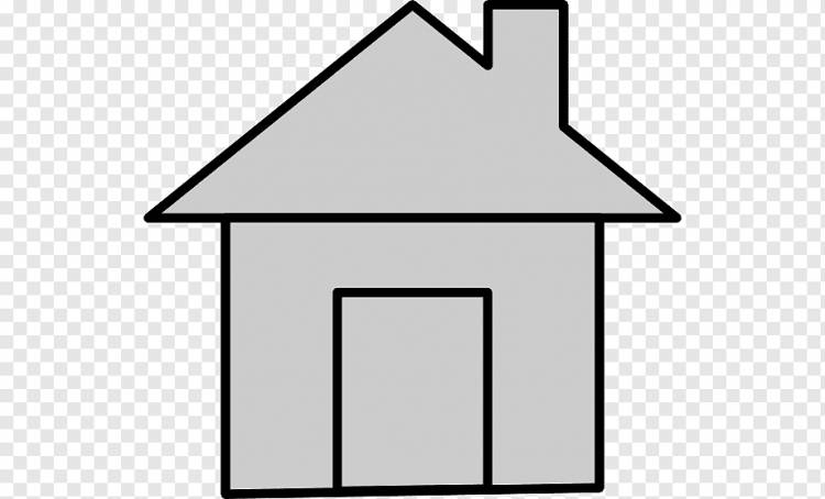 Дом рисунок серый, дом, угол, здание, прямоугольник png