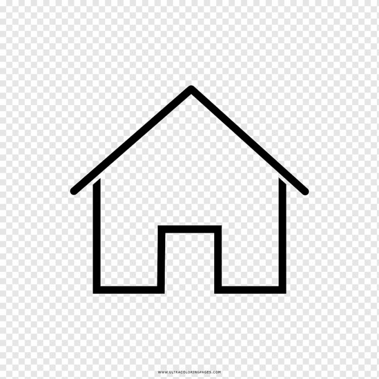 Рисунок Дом Раскраска Дом, дом, угол, здание, текст png