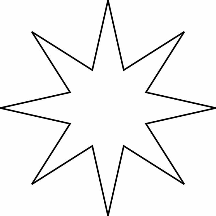 Трафареты звёзд для вырезания из бумаги a