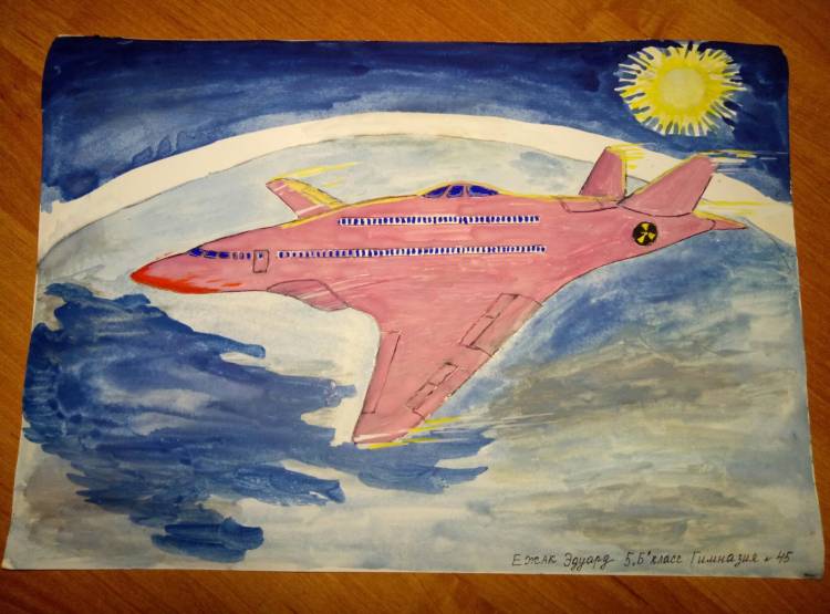 На КнААЗ определили победителей конкурса детских рисунков «Самолеты будущего»