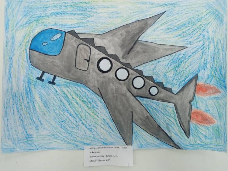 Наши ребята принимают участие в конкурсе «Дети рисуют самолёт будущего»