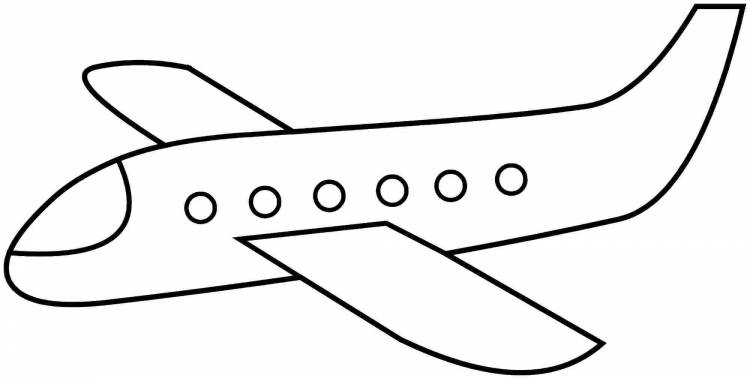 Самолет легкий детский рисунок