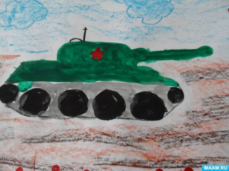 Тематическая выставка рисунков «Армия России» 