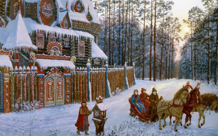 Русские народные загадки про зиму