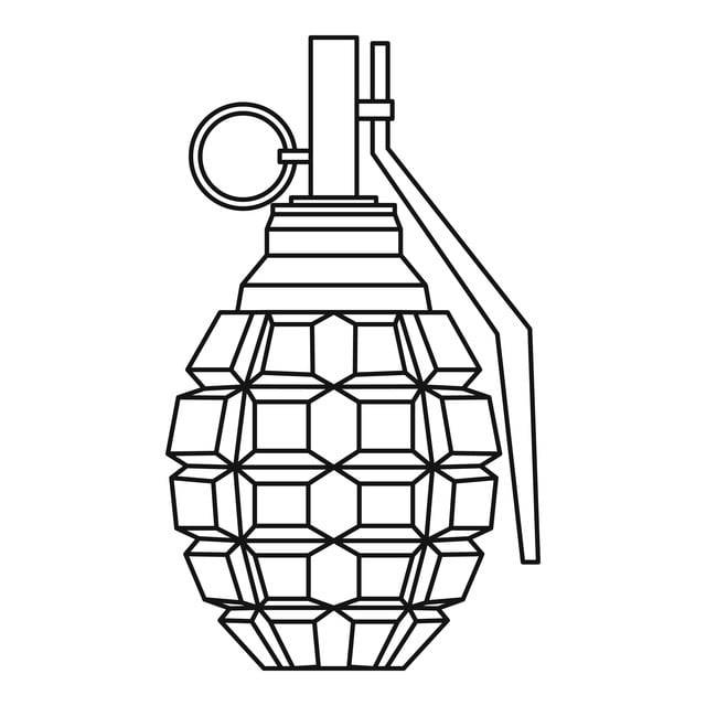 рисунок ручная граната бомба взрыв значок наброски стиль PNG , рисунок бомбы, рисунок взрыва, рисунок гранаты PNG картинки и пнг рисунок для бесплатной загрузки