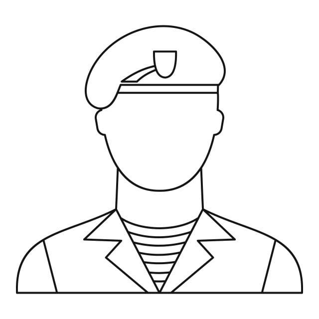 рисунок стиль контура значок солдат современной армии PNG , рисунок солдата, рисунок солдата армии, солдатский клипарт PNG картинки и пнг рисунок для бесплатной загрузки