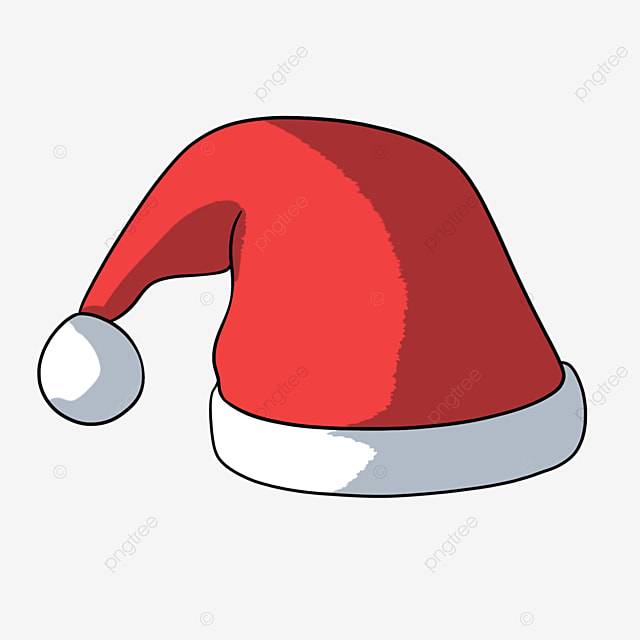 Красная новогодняя шапка с белыми шарами плоский рисунок украшения PNG , рождественская шапка, праздник шляпу, декоративная шапка PNG картинки и пнг PSD рисунок для бесплатной загрузки