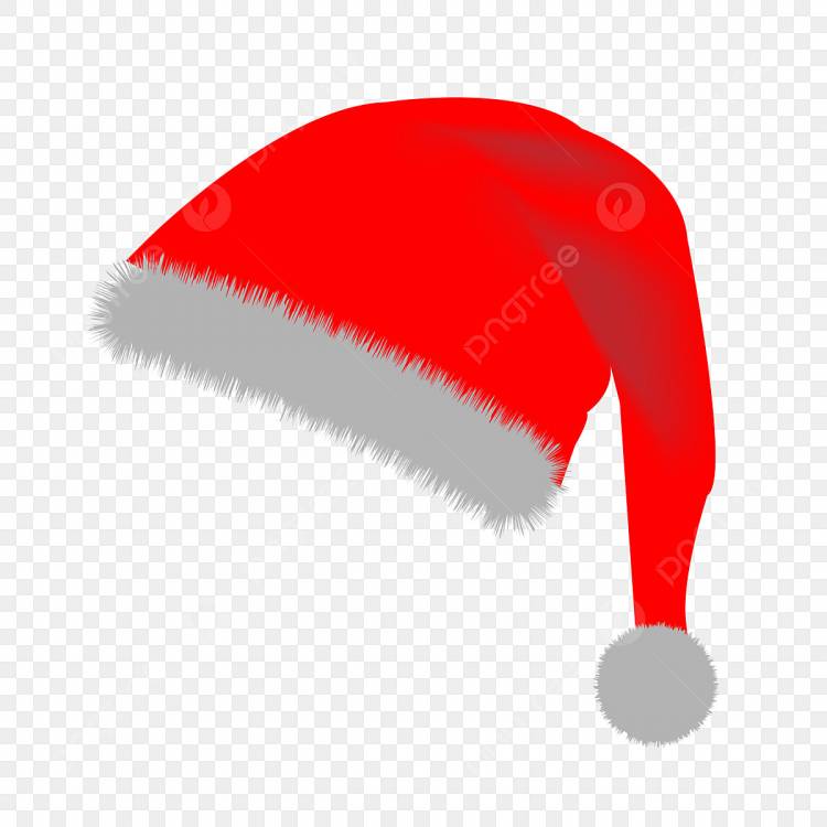 новогодняя шапка прозрачный фон PNG , дизайн, красный, рождественская шапка PNG картинки и пнг рисунок для бесплатной загрузки