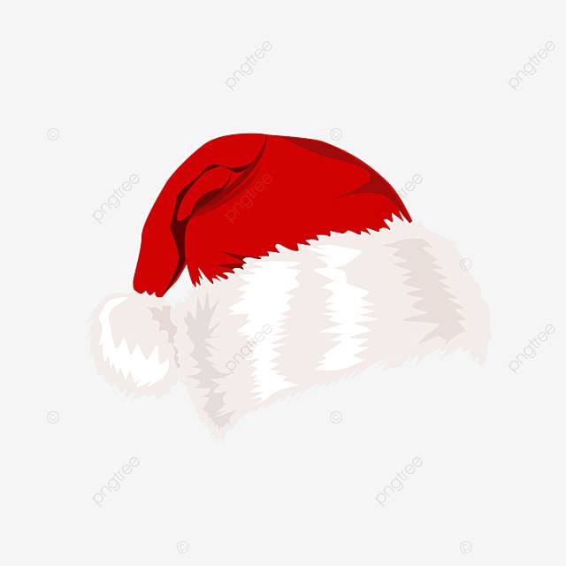 новогодняя шапка санта клауса на прозрачном фоне PNG , санта шляпа здесь, рождество, Рождественская вечеринка PNG картинки и пнг PSD рисунок для бесплатной загрузки