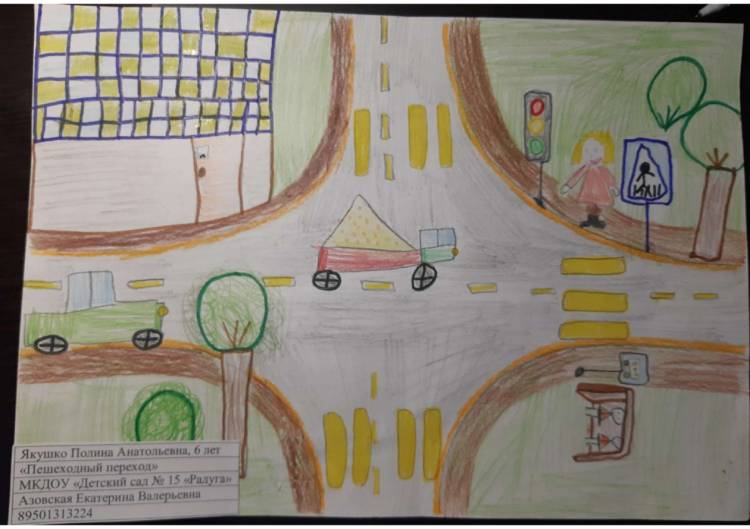 Работы детей из Иркутской области вошли в галерею рисунков проекта Безопасные дороги