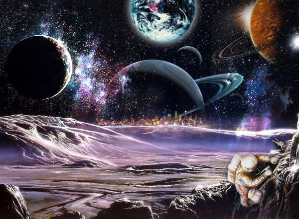 Картинки фантастические про космос и планеты 