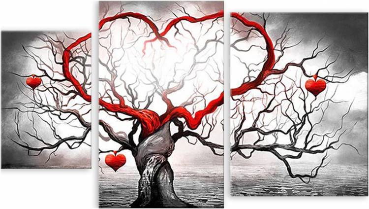 Картина модульная на холсте Модулка Дерево любви