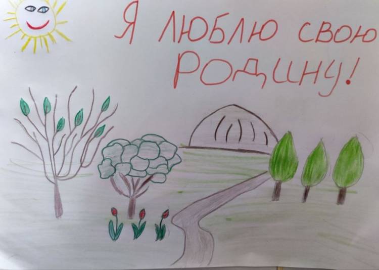 Сегодня в сельской Трудовской библиотеке прошел конкурс детского рисунка, под названием