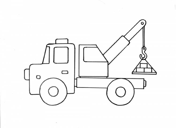 Раскраски Строительная Техника