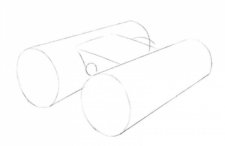 Как рисовать бинокль