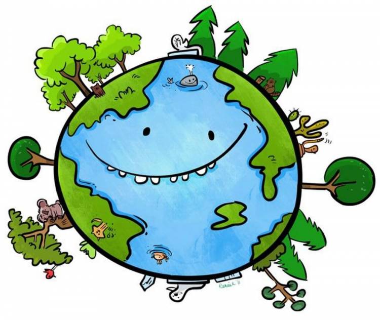 Планета земля рисунок для детей