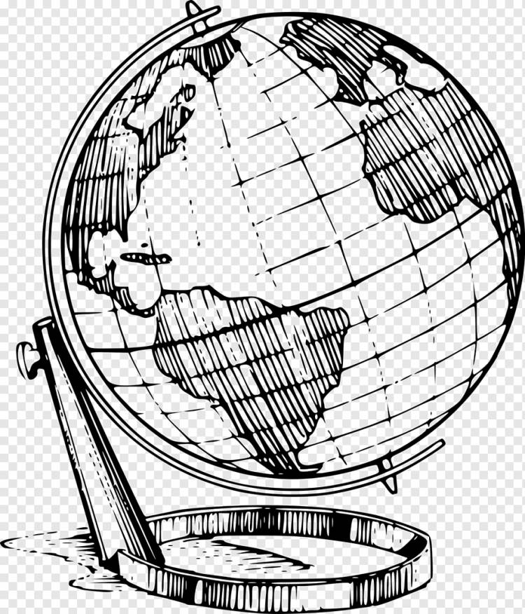Globe Drawing Line art, земной шар, Разное, глобус, фотография png