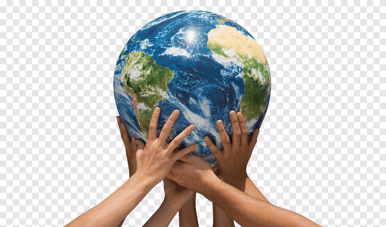 Группа людей руки, несущие земной шар, Earth Globe, держась за руки, глобус, рука png