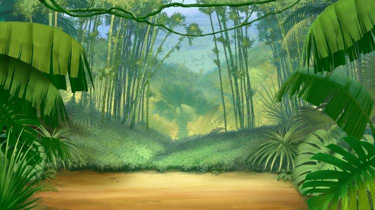 Фон рисунок джунгли 