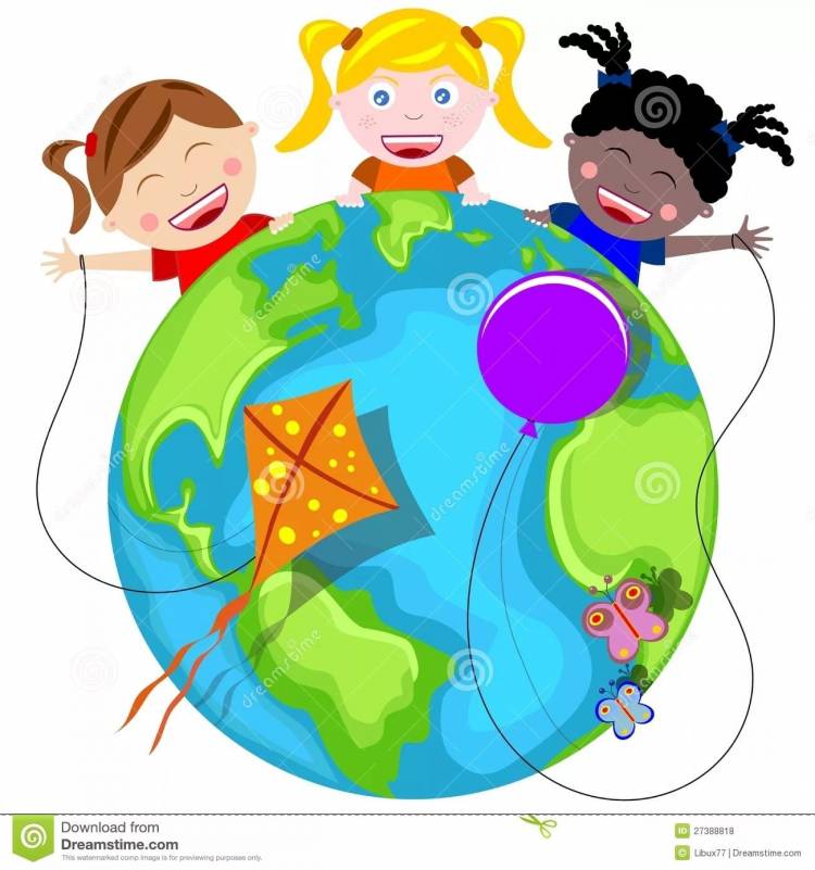 планета земля рисунок для детей
