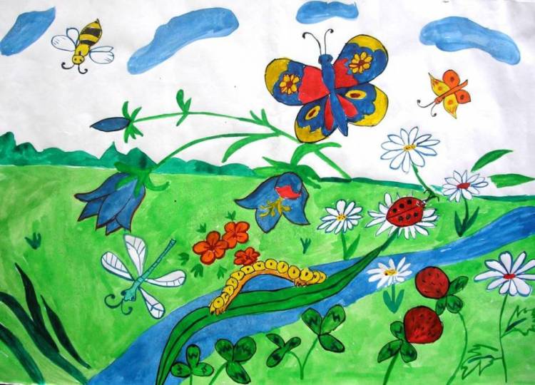 Дитячі малюнки для конкурсу «Зелена планета очима дітей»