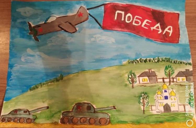 Дети Донбасса рисуют Победу