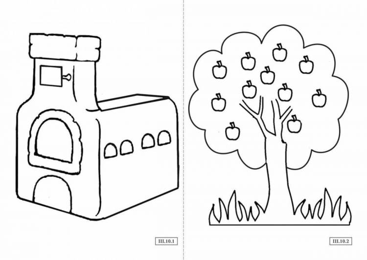 Раскраски Печка русская 