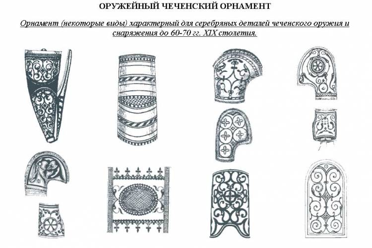 Оружейный ЧЕЧЕНСКИЙ орнамент » kvkz