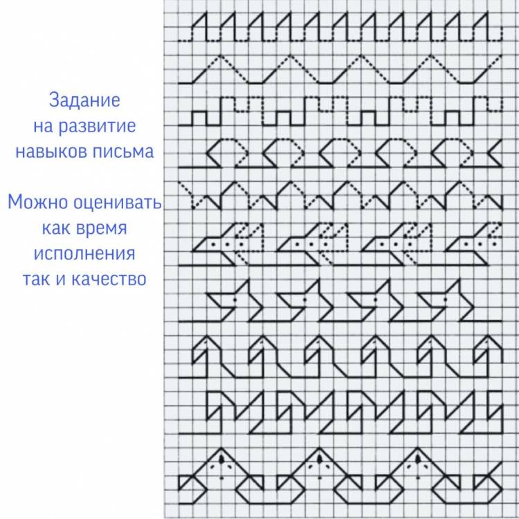 Узоры для подготовки руки к письму