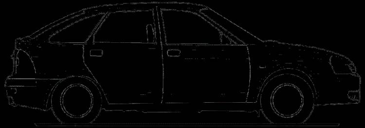 Раскраска Приора хэтчбек распечатать, скачать, раскрасить онлайн